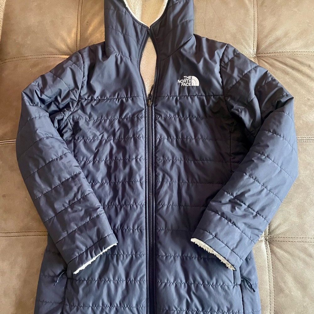 The North Face Dark Blue Quilted Jacket
